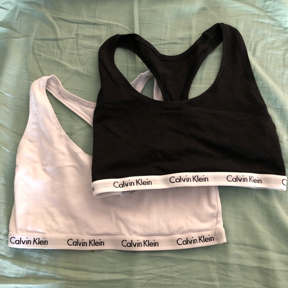 Black and White Calvin Klein Bras